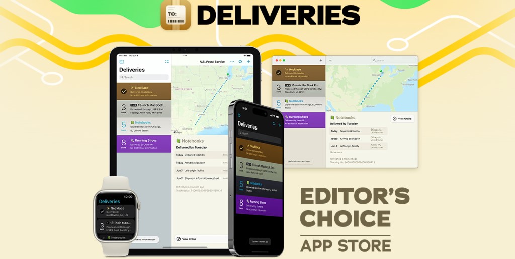 Deliveries App Features