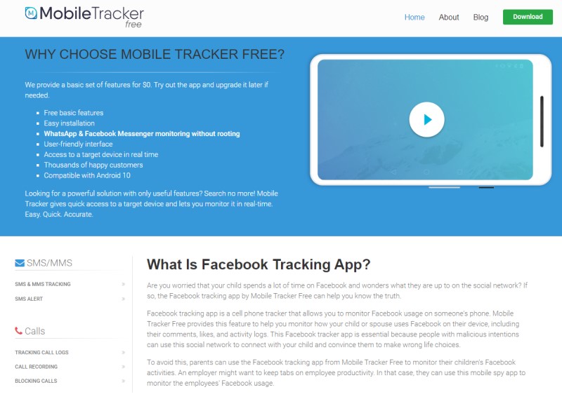 Log into Someone's Facebook Messenger with Mobile Tracker Free App